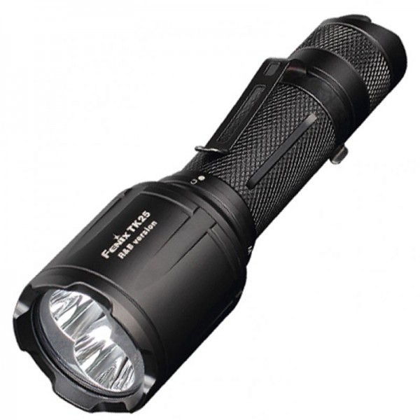 Fenix TK25RB LED Taschenlampe weiß mit roter und blauer LED Lichtfunktion