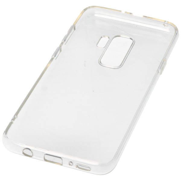 Hülle passend für Samsung Galaxy S9 Plus - transparente Schutzhülle, Anti-Gelb Luftkissen Fallschutz Silikon Handyhülle robustes TPU Case