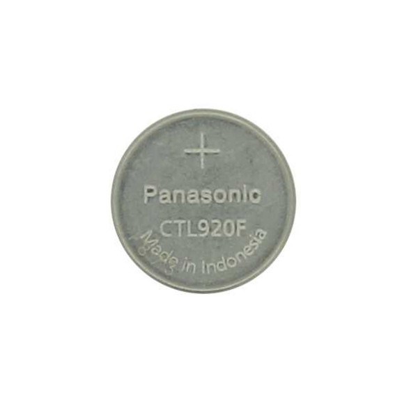 CTL920 Panasonic Batterie für Casio Kondensator CTL920, CTL920F, CTL927F ohne Ableiter, Abmessungen 2,0 x 9,5 mm