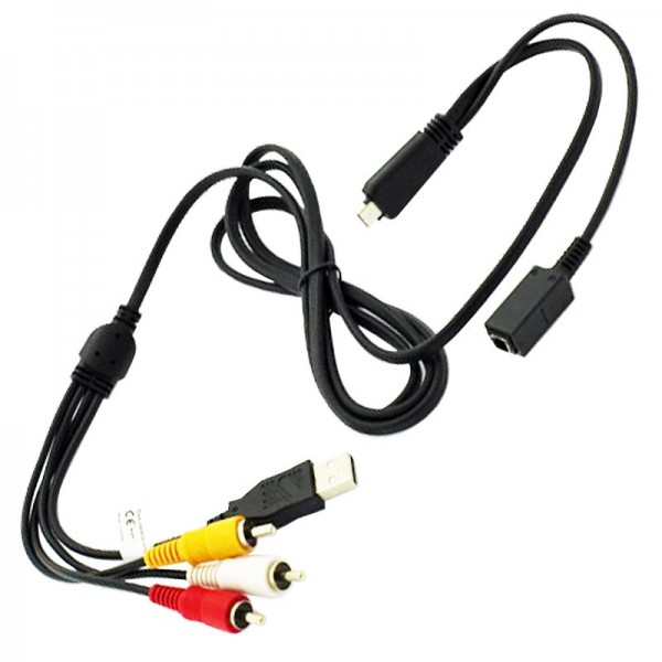 USB-/AV-Verbindungskabel passend für Sony Cyber-Shot, VMC-MD3