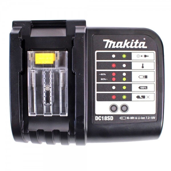 Makita original Ladegerät DC18 SD für 7.2V bis 18V NiMH und Li-Ion Akku