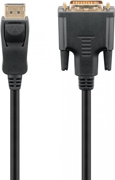 DisplayPort/DVI-D Adapterkabel 1.2 DisplayPort-Stecker > DVI-D-Stecker Dual-Link (24+1 pin)