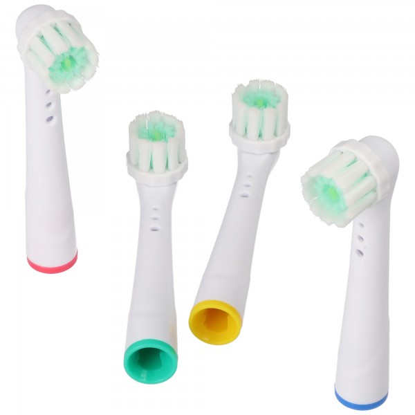 4 Stück Gum Care Ersatz-Zahnbürstenkopf für elektrische Zahnbürsten von Oral-B, passend z.B. für Oral-B D10, D12, D16, D12 und viele andere Modelle von Oral-B