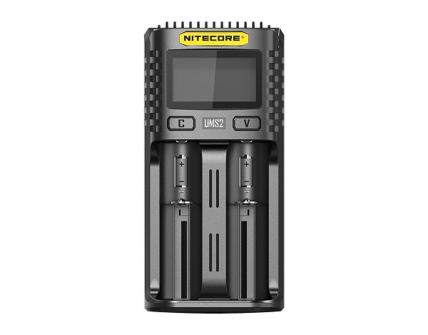 Nitecore UMS2 USB-Schnell-Ladegerät QC 2.0 kompatibel für Li-Ion Akkus