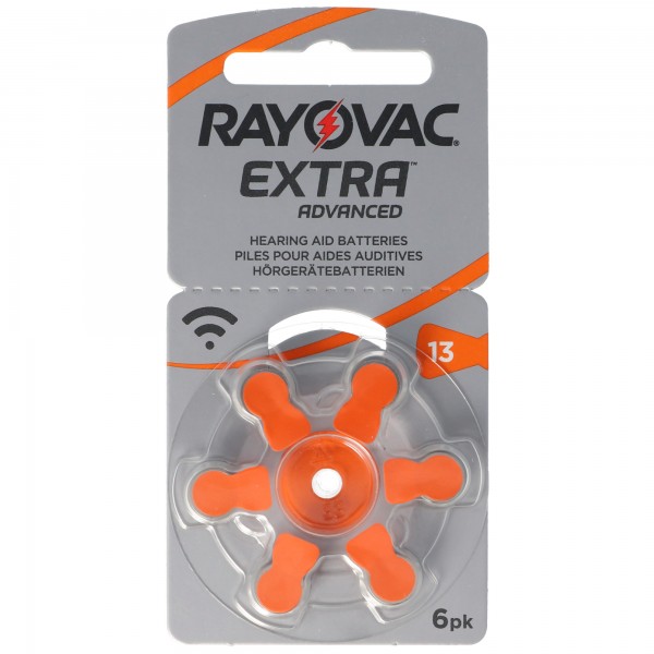 Rayovac Hörgerätebatterie HA13, IEC PR48, 4606 945 406, Acoustic Rayovac hearing aid batterie