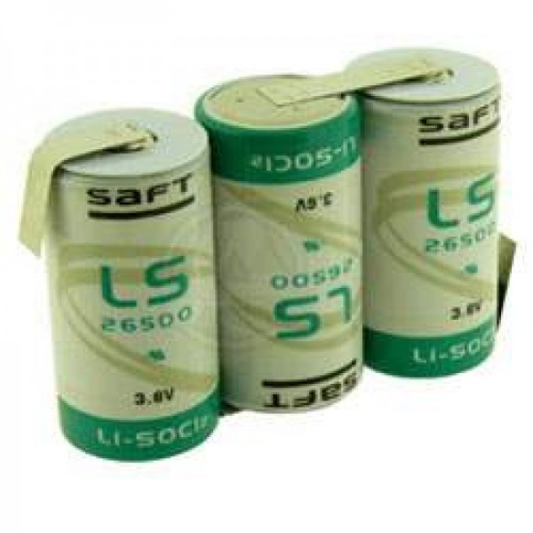 SAFT LS26500 Lithium Batterie Li-SOCI2, C-Size BatteryPack