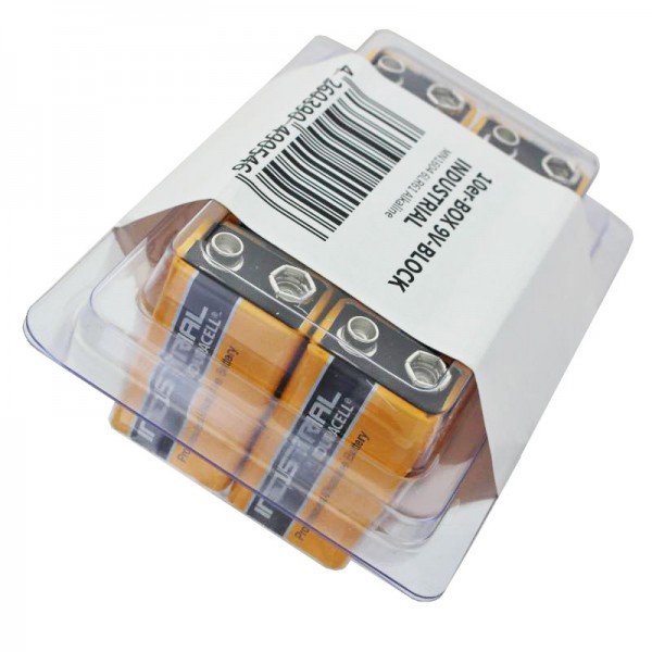 Duracell 9 Volt Alkaline Batterie im 10er Pack und Aufbewahrungsbox