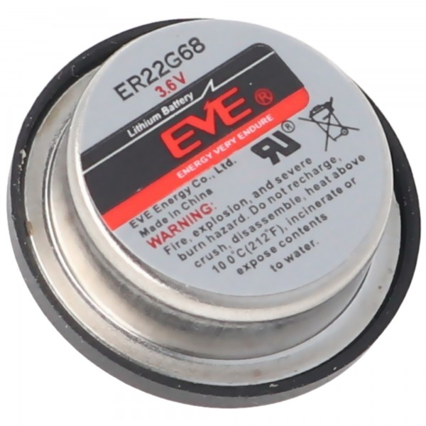 EVE ER22G68 Lithium Batterie 22,6x8,2mm 3,6 Volt mit 2 Lötpins, ersetzt TL-5186 und SL-840