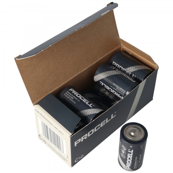 Duracell Procell MN1400 Baby LR14 Batterie 10er Karton